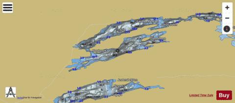 Geitøyvatnet depth contour Map - i-Boating App