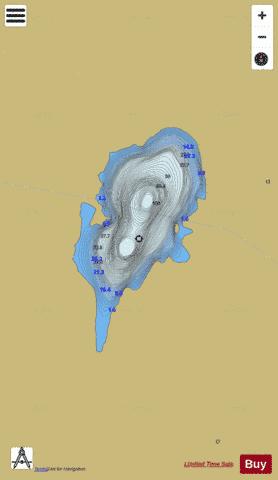 Flotavatnet depth contour Map - i-Boating App
