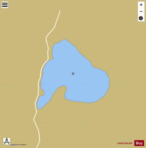 Giskelivatnet depth contour Map - i-Boating App