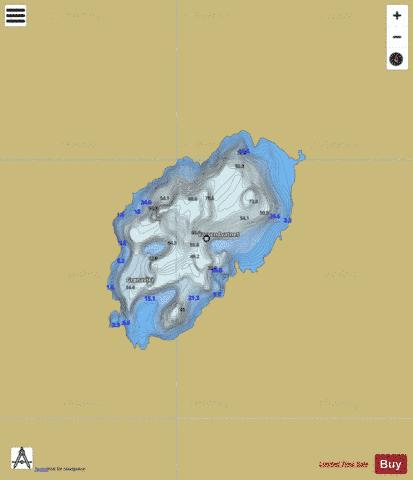 Vassendvatnet depth contour Map - i-Boating App