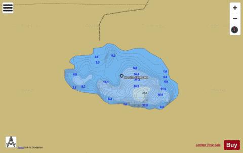 Sandvotna depth contour Map - i-Boating App