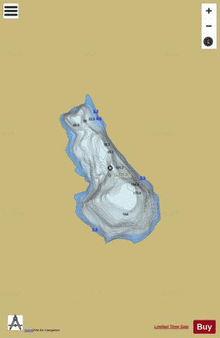 Skardvatnet depth contour Map - i-Boating App