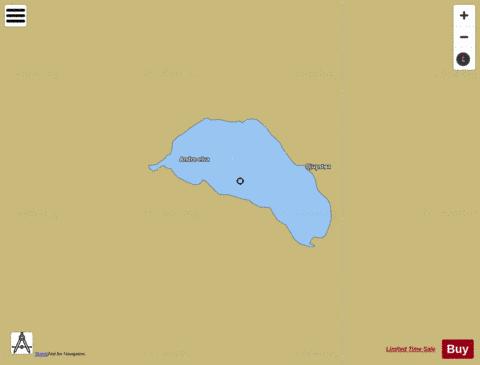 Vardnesvatn depth contour Map - i-Boating App