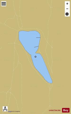 Trollvann depth contour Map - i-Boating App