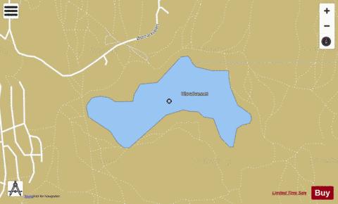 Ulsrudvannet depth contour Map - i-Boating App