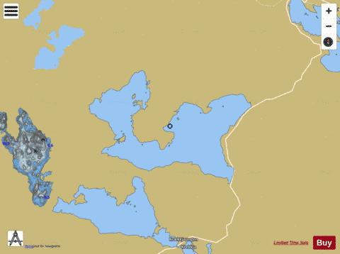 Ørteren depth contour Map - i-Boating App