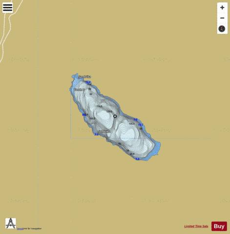 Ramsgjelvatnet depth contour Map - i-Boating App