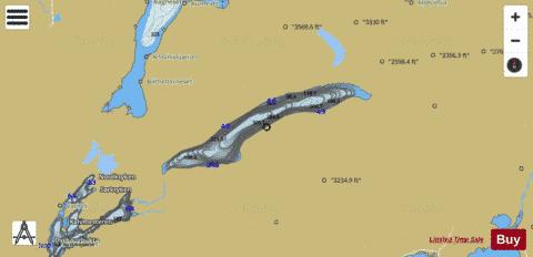 Heggmovatnet depth contour Map - i-Boating App