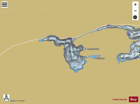 Vasslivatnet depth contour Map - i-Boating App