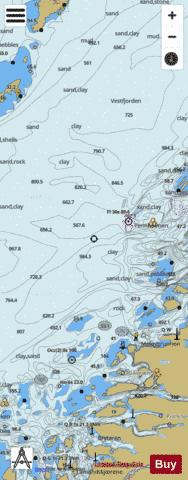 Fleinvær - Vestfjorden Marine Chart - Nautical Charts App