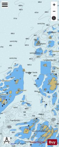 Trænfjorden Marine Chart - Nautical Charts App