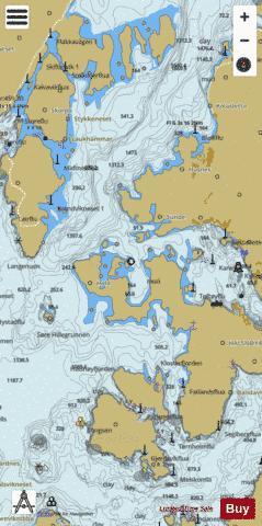 Sunnhordlandsfjordene Marine Chart - Nautical Charts App