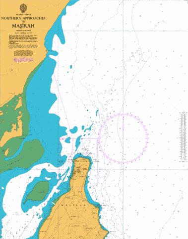 Northern Approaches to Masirah Marine Chart - Nautical Charts App