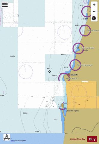 Ponta Grossa to Kunene River Marine Chart - Nautical Charts App