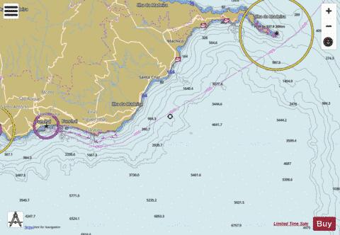 Ponta Gorda to Ponta de Sao Lourenco Marine Chart - Nautical Charts App