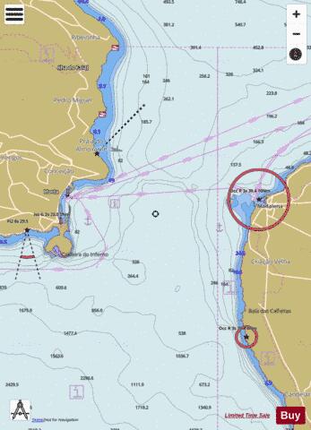 A Canal Do Faial Marine Chart - Nautical Charts App