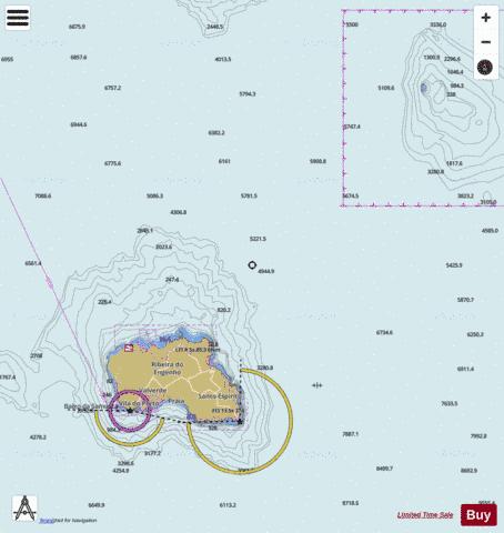 B  Ilha de Santa Maria with Banco das Formigas Marine Chart - Nautical Charts App