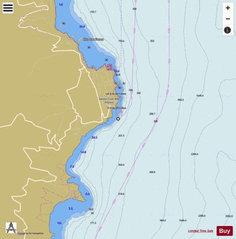 C  Santa Cruz Marine Chart - Nautical Charts App
