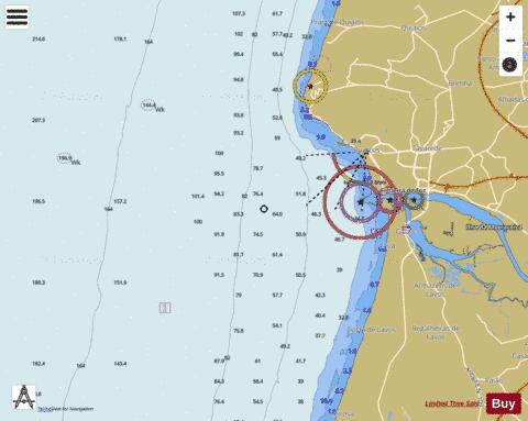 Approaches to Figueira da Foz Marine Chart - Nautical Charts App