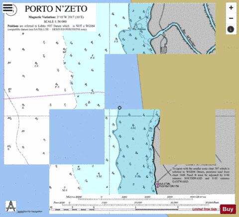 Porto N'zeto Marine Chart - Nautical Charts App
