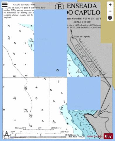 Enseada do Capulo Marine Chart - Nautical Charts App