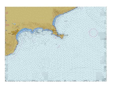 Koktebel' and Dvoiakirna Bays with approaches Marine Chart - Nautical Charts App