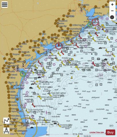 GALVESTON TO RIO GRANDE Marine Chart - Nautical Charts App