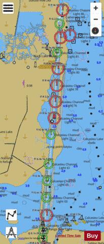 Calcasieu River and Approaches - Extension Marine Chart - Nautical Charts App