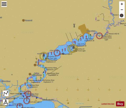 MERMENTAU RIVER EXTENSION Marine Chart - Nautical Charts App