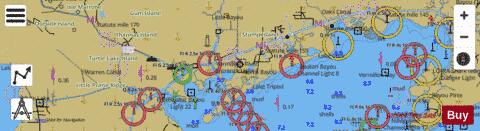 WEEKS I TO WHITE LAKE SIDE B Marine Chart - Nautical Charts App