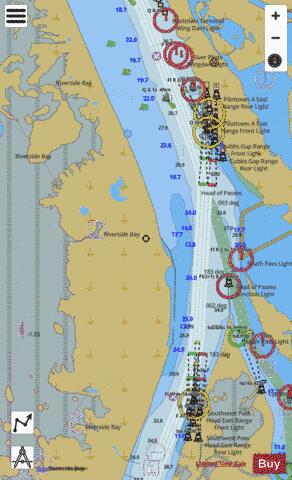 HEAD OF PASSES Marine Chart - Nautical Charts App