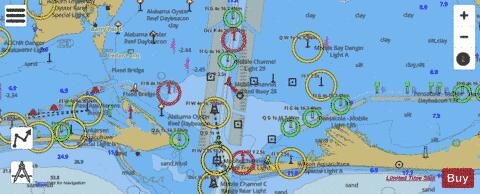 SANTA ROSA SOUND TO DAUPHIN ISLAND  JJ-KK Marine Chart - Nautical Charts App