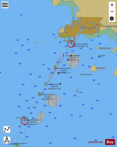 HORSESHOE BEACH Marine Chart - Nautical Charts App