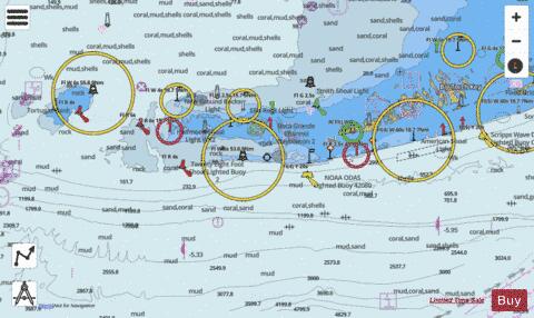 FLORIDA KEYS SOMBRERO KEY TO DRY TORTUGAS Marine Chart - Nautical Charts App