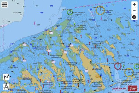 BIG SPANISH CHANNEL TO JOHNSTON KEY Marine Chart - Nautical Charts App