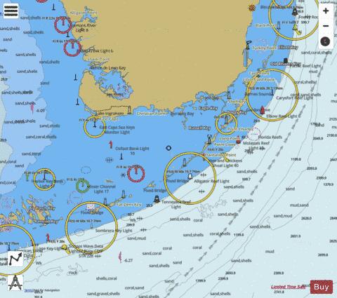 FOWEY ROCKS TO AMERICAN SHOAL Marine Chart - Nautical Charts App