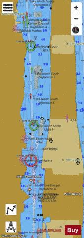 LAKE WORTH INSET 3 Marine Chart - Nautical Charts App