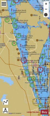 TOLOMATO RIVER TO PALM SHORES FLORIDA JJ-KK Marine Chart - Nautical Charts App