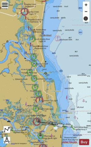 ST SIMONS SOUND TO TOLOMATO RIVER CC-DD Marine Chart - Nautical Charts App