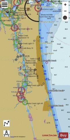 JACKSONVILLE BEACH DD-EE Marine Chart - Nautical Charts App