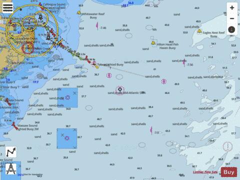 SAVANNAH RIVER APPROACH Marine Chart - Nautical Charts App
