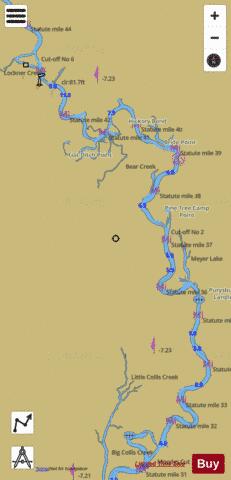 SAVANNAH RIVER SAVANNAH TO BRIER CREEK SIDE A EXT 1 Marine Chart - Nautical Charts App