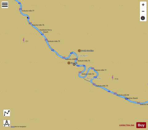 SAVANNAH RIVER SAVANNAH TO BRIER CREEK DD-EE Marine Chart - Nautical Charts App