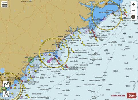 CAPE HATTERAS TO CHARLESTON Marine Chart - Nautical Charts App