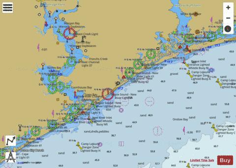 HUMPHREY POINT TO STUMP SOUND Marine Chart - Nautical Charts App