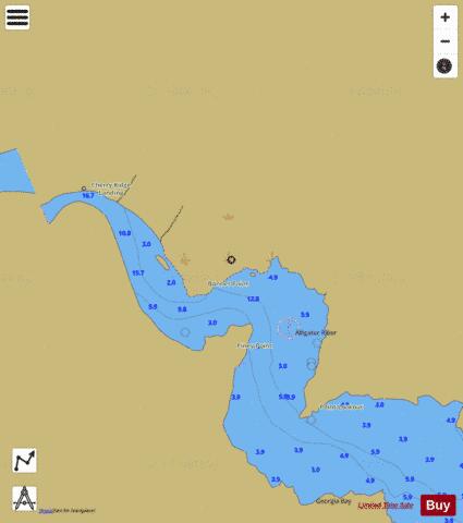 ALLIGATOR RIVER EXTENSION Marine Chart - Nautical Charts App