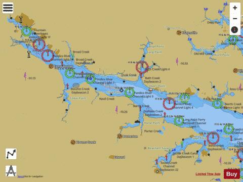 PAMLICO RIVER Marine Chart - Nautical Charts App