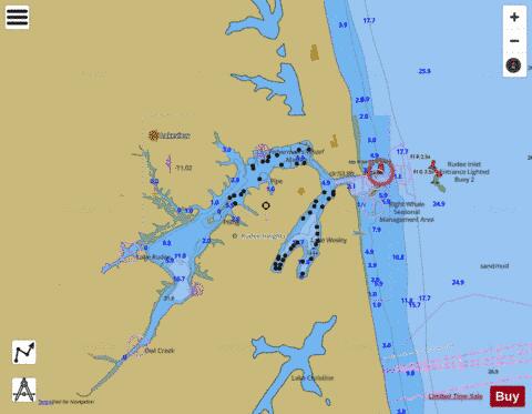 RUDEE INLET  INSET 2 Marine Chart - Nautical Charts App