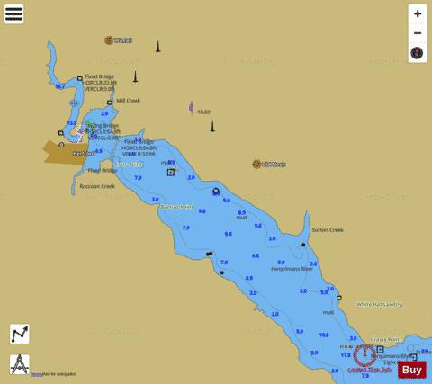 PERQUIMANS RIVER EXTENSION Marine Chart - Nautical Charts App