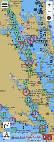 N LANDING RVR MUNDEN VA TO CAMDEN PT NC RT 1 Marine Chart - Nautical Charts App